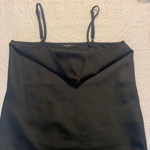 Jaspal black cowl neck tank